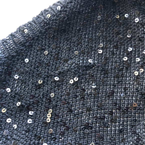 Stella McCartney Black Sequin Racerback Tank Top - Picture 8 of 12